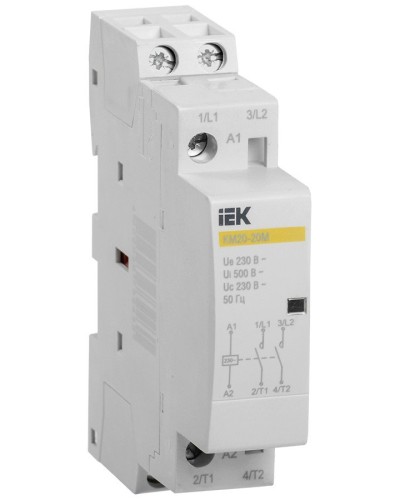 Контактор модульный КМ20-20М AC (MKK11-20-20). Контактор модульный. IEK в Курске