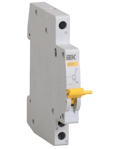 Контакт состояния на DIN-рейку КС47 (MVA01D-KS-1). Контакт состояния. IEK в Курске