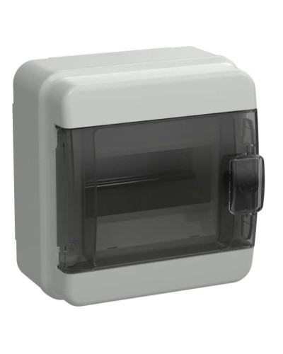 Корпус пластиковый КМПн-6 IP65 TEKFOR (TF5-KP72-N-06-65-K03-K02). Корпус модульный пластиковый черная прозрачная дверь. IEK в Курске