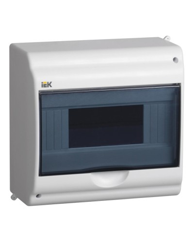 Корпус пластиковый КМПн 2/9-2 IP31 белый KREPTA 3 (MKP42-N-09-31-02). Щиток модульный с прозрачной дверцей, настенный. IEK в Курске