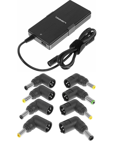 Блок питания Ippon S65U автоматический 65W 15V-19.5V 11-connectors 3.5A 1xUSB 2.1A, LED индикатор (651781). Блок питания. Ippon в Курске