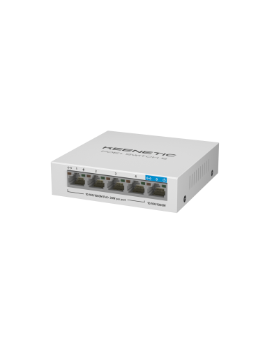 Keenetic KN-4610 (L2) 5х1Гбит/с 4PoE+ 60W. Коммутатор с PoE. KEENETIC в Курске
