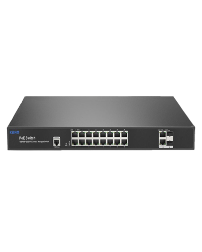 KN-SW1602SFP/M2. Коммутатор с питанием по PoE. KENO в Курске