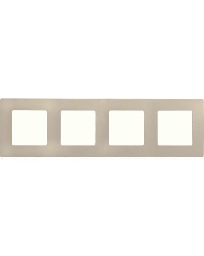 Рамка 4 поста ETIKA, слоновая кость (672514). Рамка. LegranD в Курске