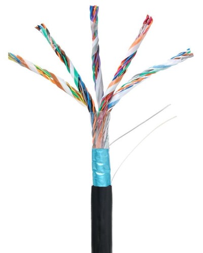 F/UTP 25pair, Cat5, Out, PE (EC-UF025-5-PE-BK-3). Кабель «витая пара» (LAN) для структурированных систем связи. NETLAN в Курске