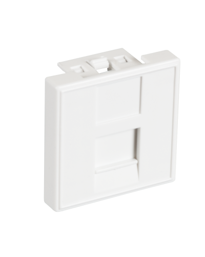 EC-IMF-1-WT-10 (10шт). Вставка 45x45 (Mosaic) для 1 модуля Keystone Jack. NETLAN в Курске