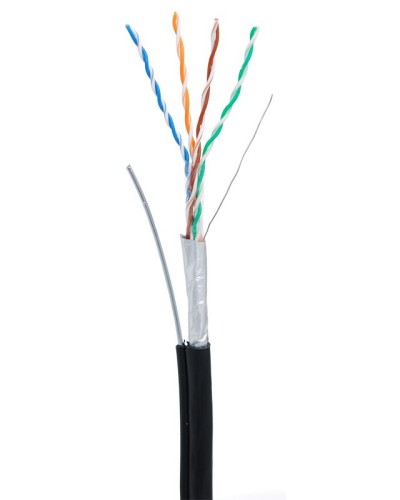 F/UTP 4pair, Cat5e, Out, Sw (EC-UF004-5E-PE-SW-BK). Кабель «витая пара» (LAN) для структурированных систем связи. NETLAN в Курске