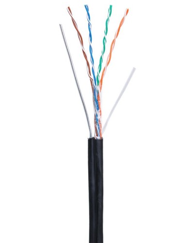 U/UTP 4pair, Cat5e, Out, Sw, PE (EC-UU004-5E-PE-SW-BK). Кабель «витая пара» (LAN) для структурированных систем связи. NETLAN в Курске