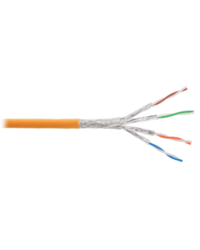 S/FTP, 4pair, Cat.6a, Solid, In, LSZH (NKL 9355C-OR). Кабель «витая пара» (LAN) для структурированных систем связи. NIKOLAN в Курске