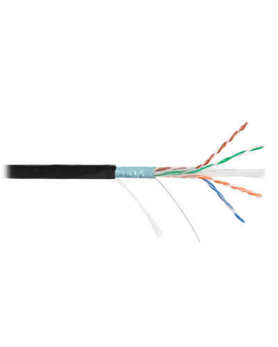 F/UTP 4pair, Cat6a, Solid, In/Out, нг(А)-HF (NMC 4255C-BK). Кабель «витая пара» (LAN) для структурированных систем связи. NIKOMAX в Курске