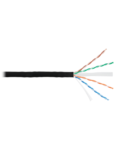U/UTP 4pair, Cat6, Solid, Out, PVC (NMC 4155B-BK). Кабель «витая пара» (LAN) для структурированных систем связи. NIKOMAX в Курске