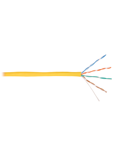 U/UTP 4pair, Cat5e, Solid, In, нг(А)-HF (NMC 4100C-YL). Кабель «витая пара» (LAN) для структурированных систем связи. NIKOMAX в Курске