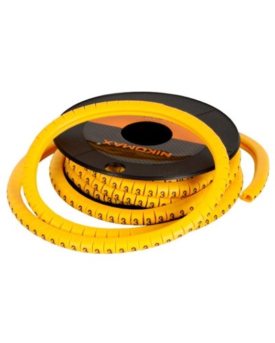 NMC-CMR-4-YL-500 (500шт). Маркер кабельный. NIKOMAX в Курске