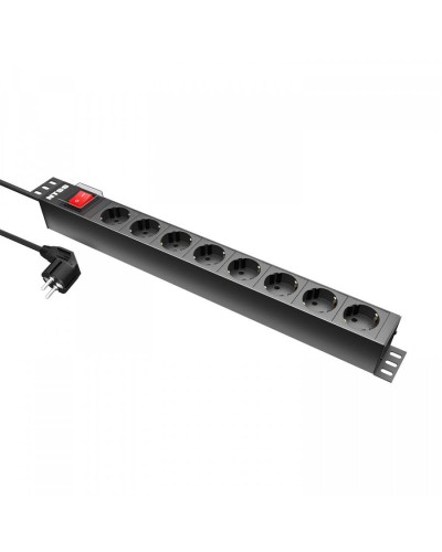 NTSS-PDU-DA2034 гор.размещ. 8xSchuko базовые 16A Schuko 1.8м. Блок розеток 19. NTSS в Курске