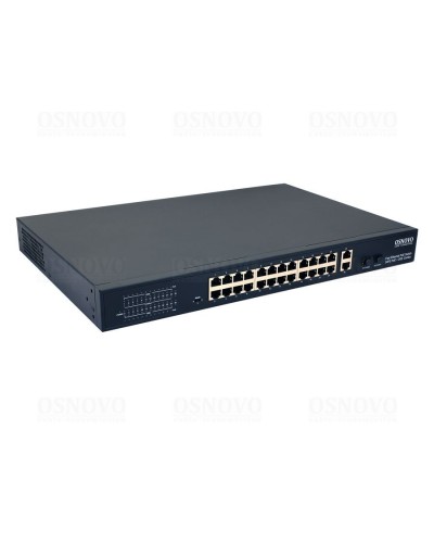 SW-62422(400W). Коммутатор 24-портовый  Fast Ethernet с PoE. OSNOVO в Курске