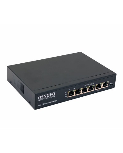 SW-20600(80W). Коммутатор 6-портовый  Fast Ethernet с PoE. OSNOVO в Курске