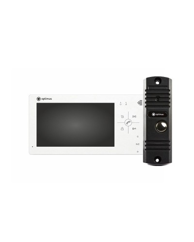 VM-7.0 (w)+ DS-700L (черный). Комплект видеодомофона. Optimus в Курске