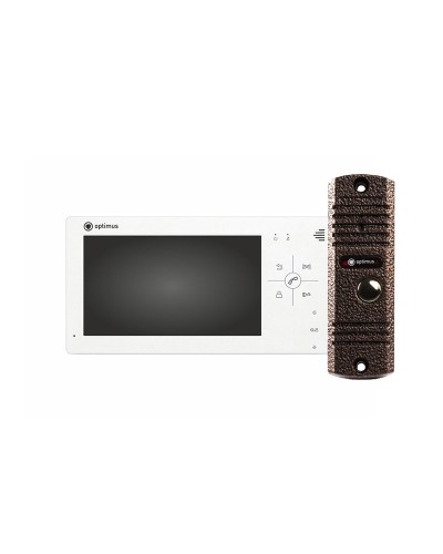 VM-7.0 (w)+ DS-700L (медь). Комплект видеодомофона. Optimus в Курске