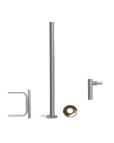 PERCo-BH02 2-15 с крышкой. Стойка с отверстием под стопорный механизм поворотной секции и с 2-мя отверстиями для крепления патрубков на стороне, противоположной створке. PERCo в Курске