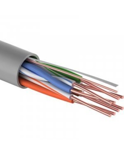 U/UTP Light, CAT 5e, PVC, 4PR, 24AWG, омедненный, серый, 305м, PROconnect (01-0043-2). Кабель «витая пара» (LAN) для структурированных систем связи. PROCONNECT в Курске