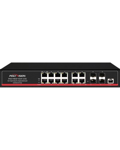 PND-M8GP-4G4F(150). Коммутатор управляемый оптический 12 портовый. Polyvision в Курске