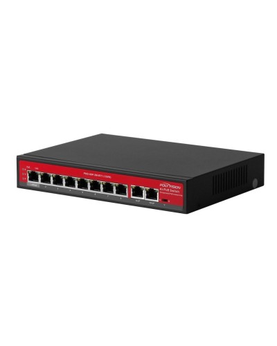 PND-08P-2M-BT1 (120W). Коммутатор AI 10-портовый с функцией PoE. Polyvision в Курске