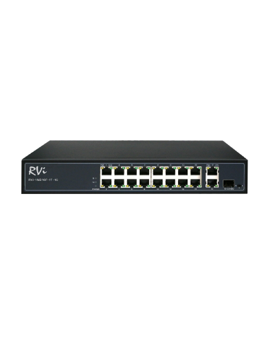 RVi-1NS16F-1T-1C. Коммутатор с питанием по PoE. RVi в Курске
