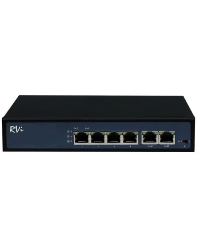 RVi-1NS04F-2T. Коммутатор с питанием по PoE. RVi в Курске