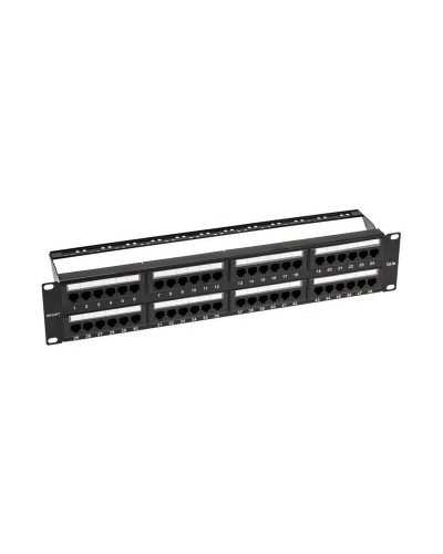 Панель коммутационная с кабельными органайзерами 19", 2U, 48 портов, UTP, RJ-45, CAT 5e REXANT PRO (02-0032): Патч-панель 19" в Курске