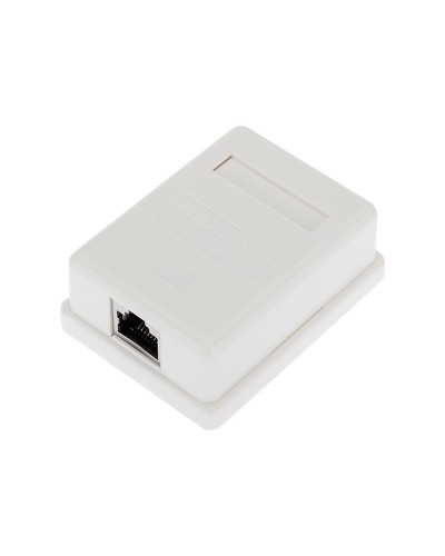 Розетка компьютерная внешняя, 1-порт FTP RJ-45 (8P8C), CAT 6 REXANT (03-0142). Розетка RJ-45. Rexant в Курске