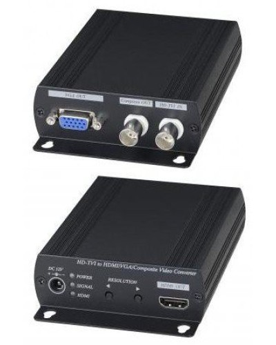 AD001HD4. Преобразователь-разветвитель AHD/HDCVI/HDTVI в HDMI/VGA/CVBS. SC&T в Курске