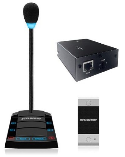 SX-510/1. Устройство переговорное клиент-кассир, дуплексное, с записью переговоров. STELBERRY в Курске