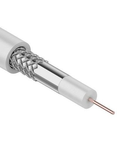 RG-6, CCS 1,00(15%) Al 32х0,12 In PVC. Кабель коаксиальный омедненный. SUPRLAN в Курске