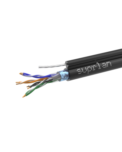 FTP Cat.5e 4x2xAWG24 Cu PE Outdoor T-FG8 (трос) Standard (01-1026-1). Кабель «витая пара» (LAN) для структурированных систем связи. SUPRLAN в Курске
