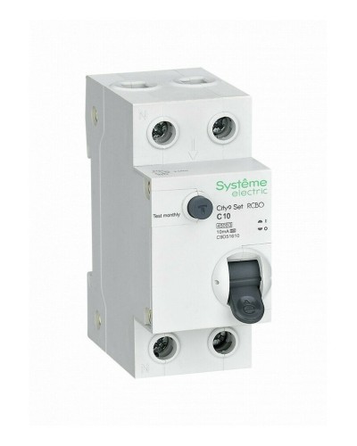 City9 Set 1P+N С 10А 4.5kA 10мА A 230В (C9D51610). Автоматический выключатель дифференциального тока. Systeme Electric в Курске