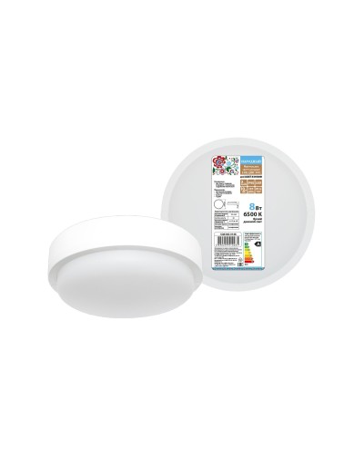 ДПП 3901 8Вт 6500К IP65 белый круг (SQ0366-0148). Светодиодный светильник LED. TDM ЕLECTRIC в Курске