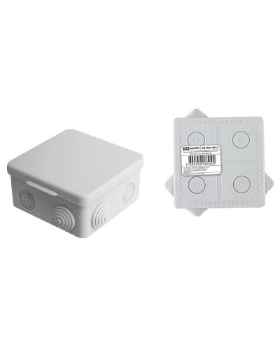 Коробка ОП 80х80х50мм, крышка, IP54, 7вх. (SQ1401-0512). Распаячная коробка. TDM ЕLECTRIC в Курске