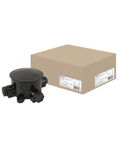 КЭМ 2-660-3 ОП D95мм IP65, 3-х рожковая (карболит) TDM (SQ1401-1101). Коробка электромонтажная. TDM ЕLECTRIC в Курске