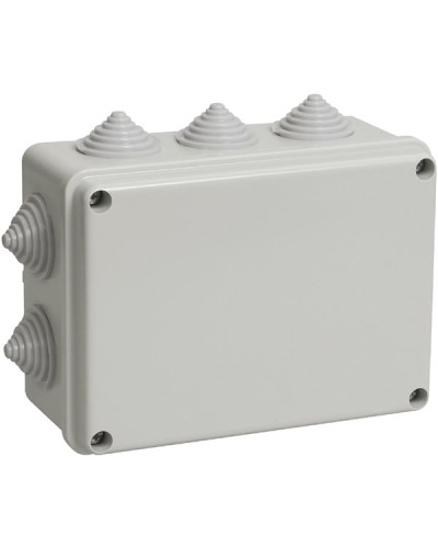 Коробка ОП 150х110х70мм, крышка, IP44, 10 гермовводов (SQ1401-1241). Распаячная коробка. TDM ЕLECTRIC в Курске
