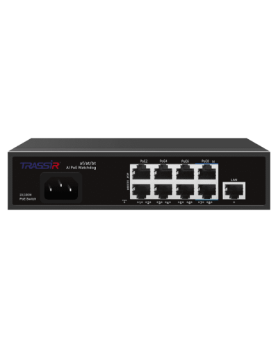 TR-NS1109-120-8PoE. Коммутатор с PoE. Trassir в Курске