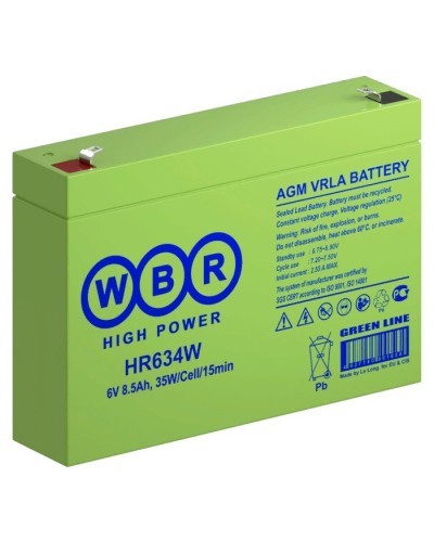 WBR HR634W. Аккумулятор герметичный свинцово-кислотный. WBR в Курске