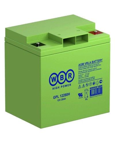 WBR GPL12280H. Аккумулятор герметичный свинцово-кислотный. WBR в Курске