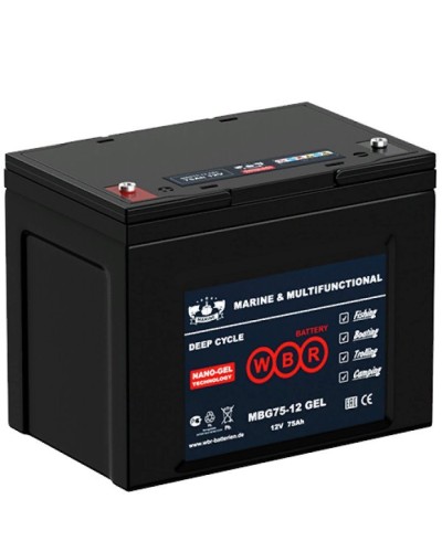 WBR MBG75-12. Аккумулятор герметичный свинцово-кислотный. WBR в Курске