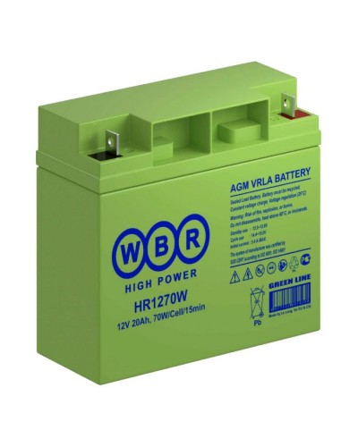 WBR HR1270W. Аккумулятор герметичный свинцово-кислотный. WBR в Курске