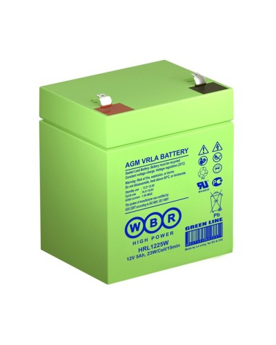 WBR HRL1225W. Аккумулятор герметичный свинцово-кислотный. WBR в Курске