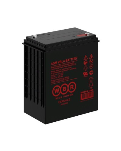WBR EVX330-6G. Аккумулятор герметичный свинцово-кислотный. WBR в Курске