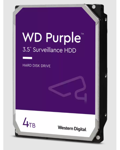 HDD 4000 GB (4 TB) SATA-III Purple (WD43PURZ). Жесткий диск (HDD) для видеонаблюдения. Western Digital в Курске