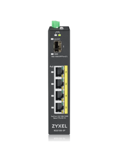 RGS100-5P-ZZ0101F. Промышленный PoE+ коммутатор. ZYXEL в Курске