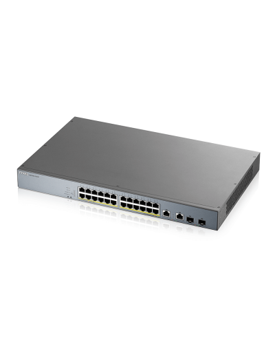 GS1350-26HP-EU0101F. L2 коммутатор PoE+ для IP-видеокамер rack 19. ZYXEL в Курске
