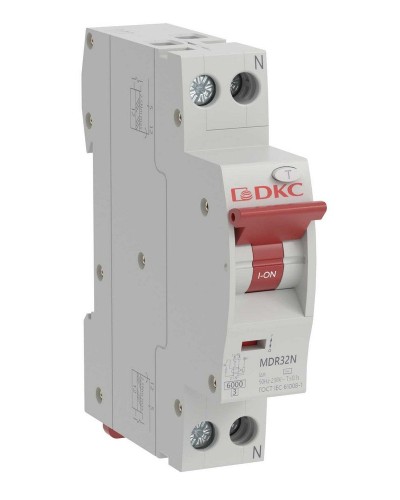 YON max MDR, 1P+N, 10mA, 10A, 6kA, А (MDR32N-1N1C10-A). Компактный автоматический выключатель дифференциального тока. ДКС в Курске